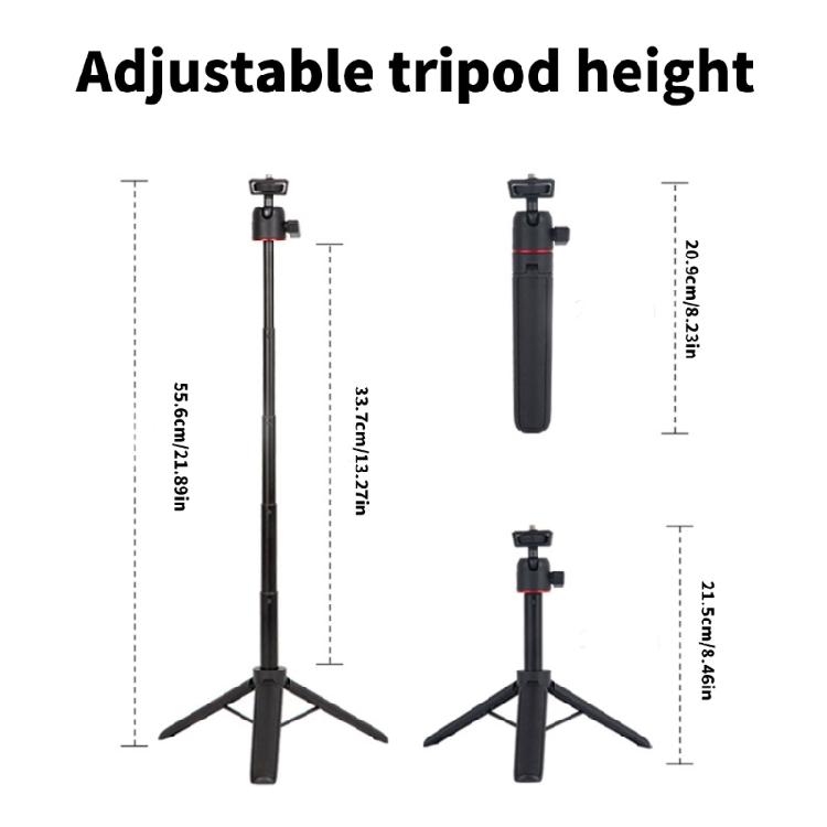 Handheld Tripod for Phones and Cameras Aluminum Ballhead 360°Rotation Universal Mount for Tablets Phone