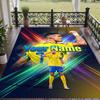 Custom Text Printed Rug Cristiano Ronaldo Non Slip Floor Carpet For Home Room Decor
