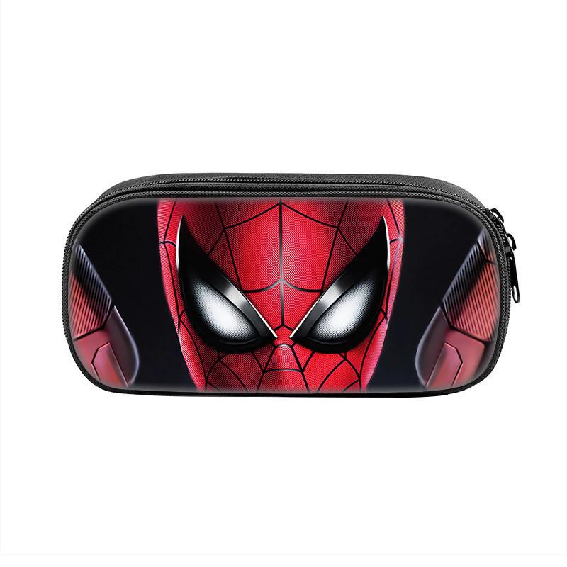 Spider Man Large Capacity Nylon Pencil Case For Students And Kids