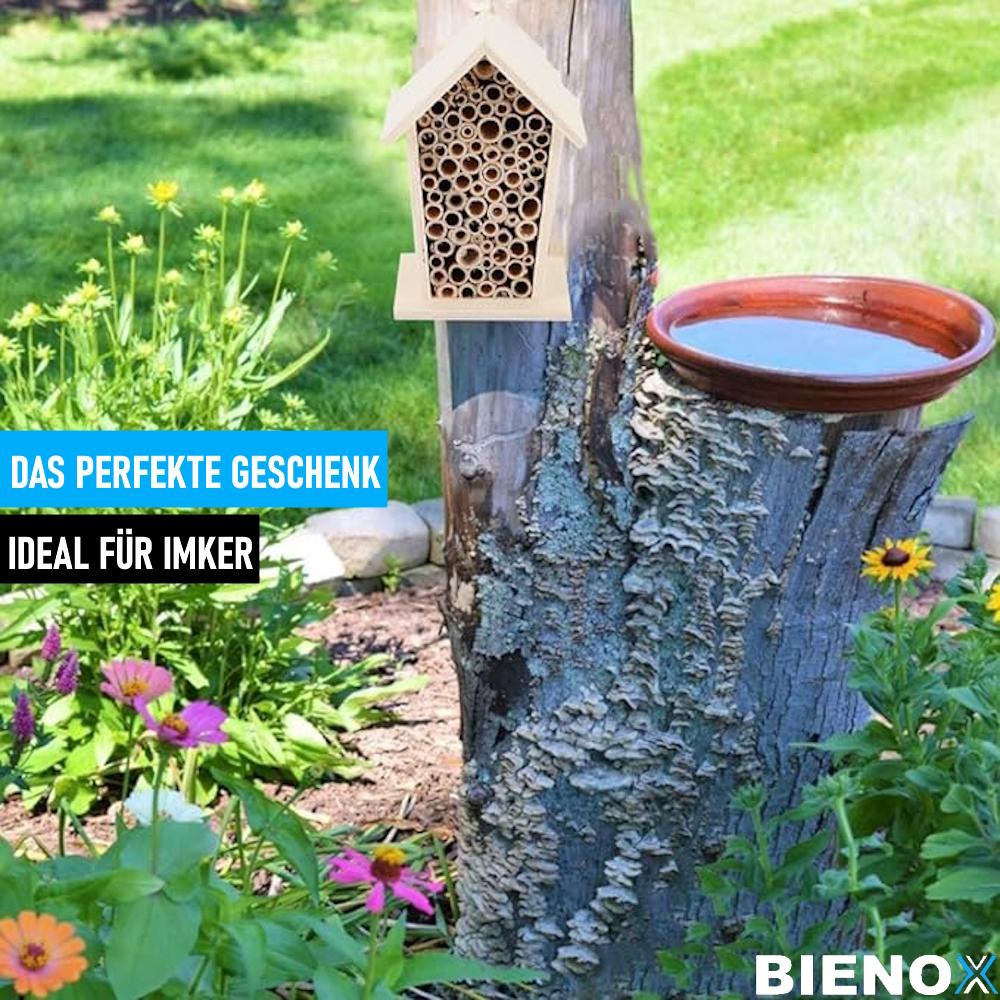 BIENOX Hmyzí hotel Včelí hotel Dřevěná hnízdní budka Hmyzí hnízdní budka Hmyzí dům