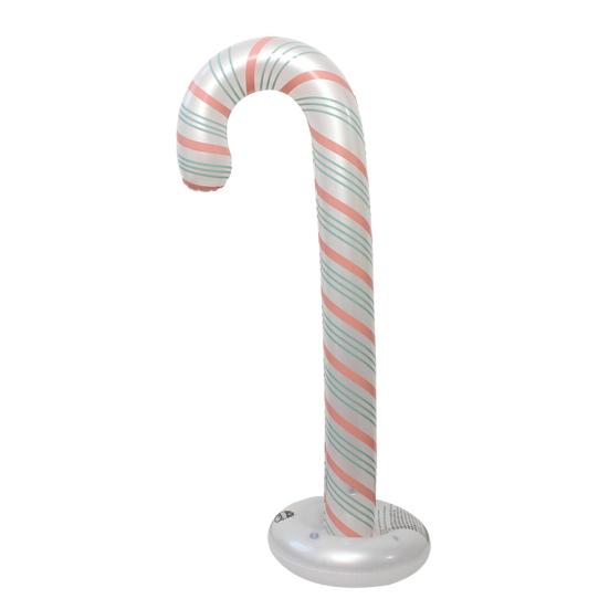 Christmas Candy Cane Balloon 51 Inch Large Inflatable Candy Cane Decoration for Birthday Xmas Wedding New Year Carnival Festival Holiday Party