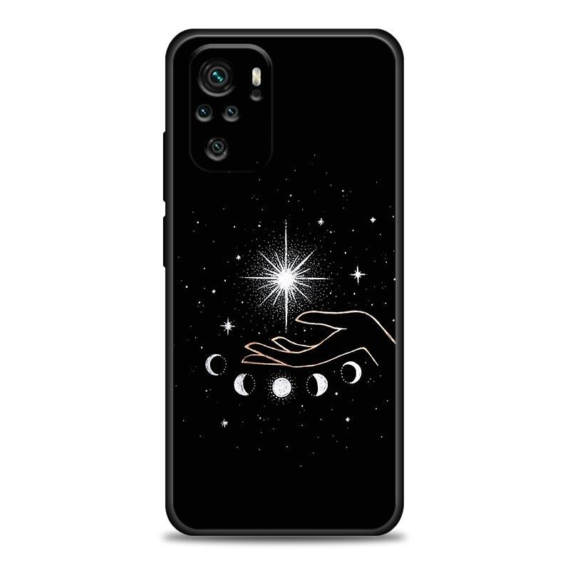 Phone Case For Xiaomi Redmi Note 11 10 8 Pro 9S 8A 10S 11S Soft Cover Witches Moon Tarot Mystery Totem For Redmi Note 8Pro 10Pro