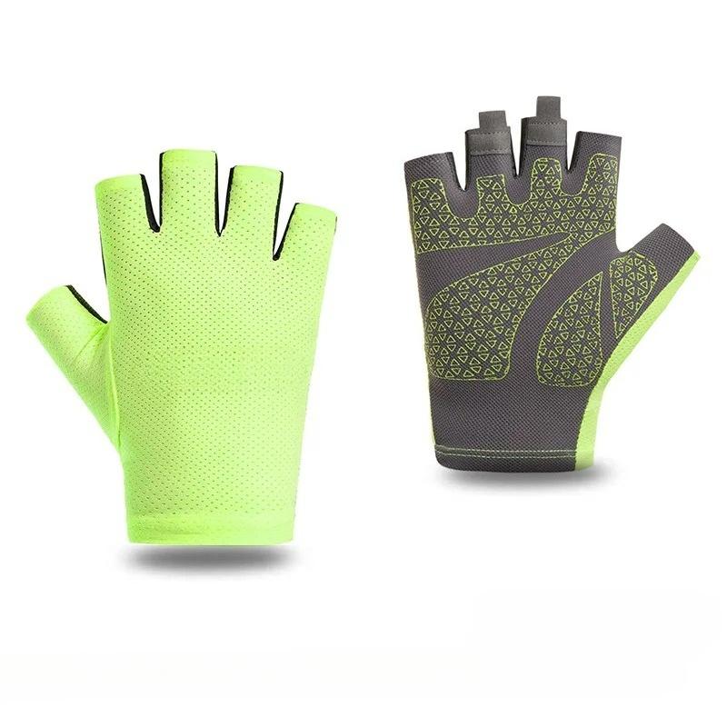 

Breathable Half Finger Cycling Gloves for Men Women Gym Yoga Driving Anti Slip Shock Absorbing Hiking Gloves Apparel Accessories L
