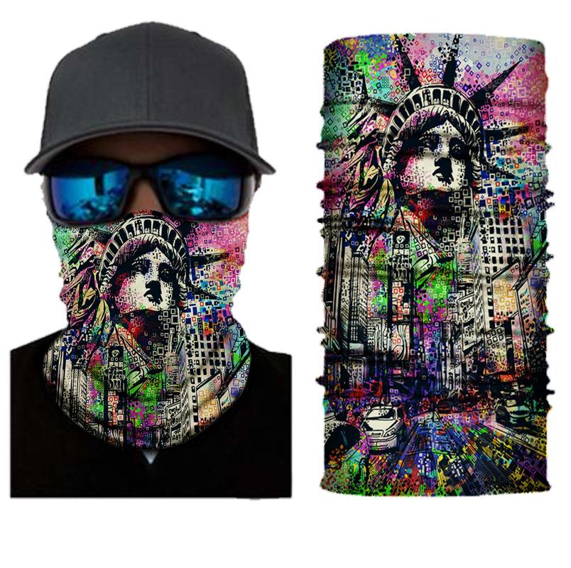 Xunhui Camouflage Multifunctional Cycling Headscarf Mask - Seamless, Sunscreen, Windproof.
