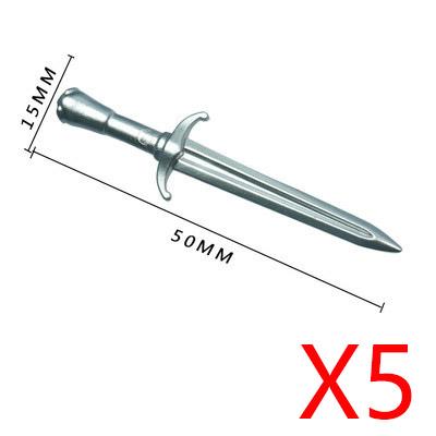 MOC Building Block Medieval Solider Knight Figures Toy Weapons Accessories Sword Axe Bow Sword Ten Spear Crossbow Mini Bricks