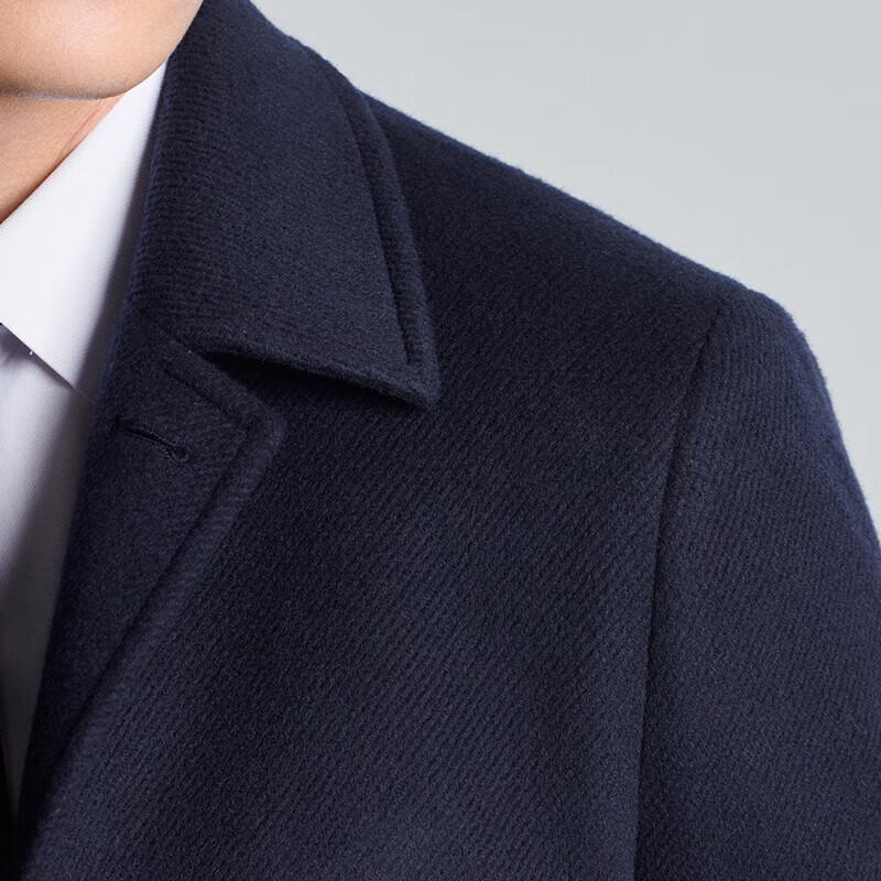 Baoxiniao Men's Business Casual Wool Blend Overcoat