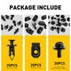 70X For KIA Body Bolts U-Nut Clips M6 Engine Under Cover Splash Shield Guard EOA
