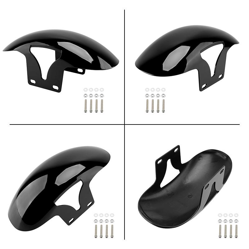 Motorcycle Gloss Black Front Fender Mudguard Motorbike Mudflaps Guard Parts For Harley Softail M8 Fatboy FLFBS FLFB 2018-up