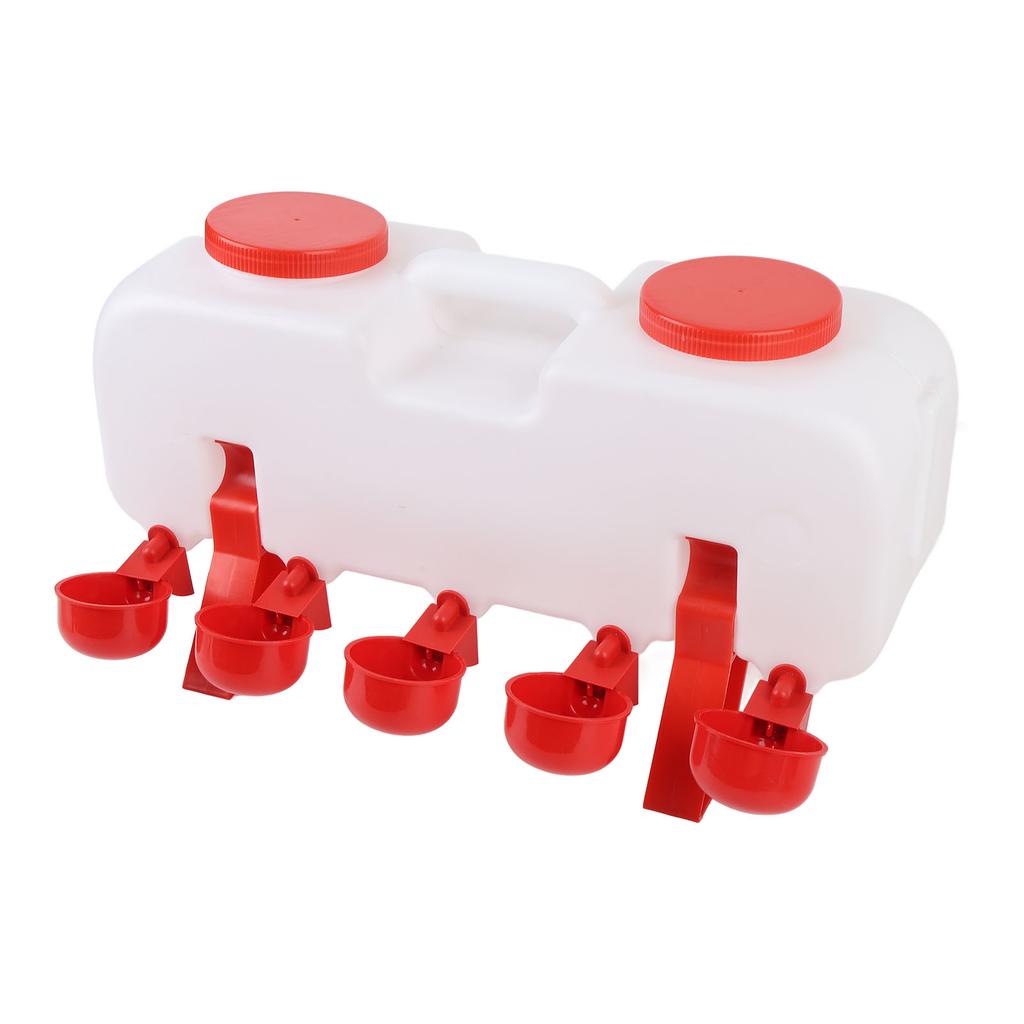 Automatic Chicken Waterer High Capacity Sturdy ABS Waterer Poultry Duck Water Feeder Drinking