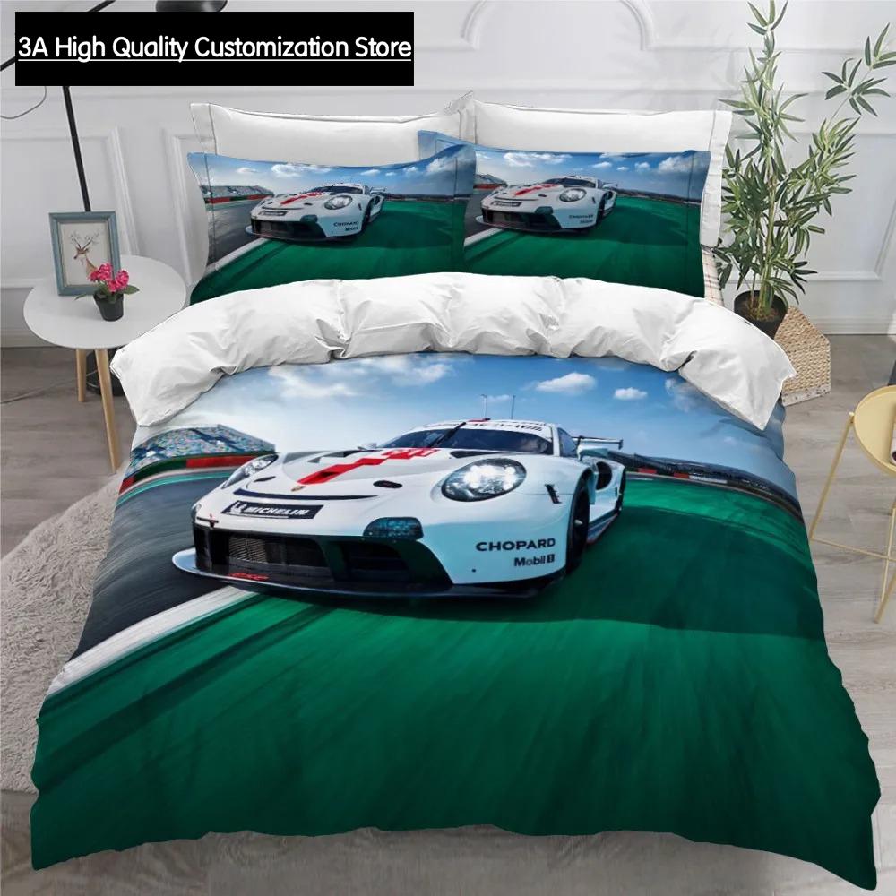 Car Modern Bedding Set Queen King Full Double Duvet Cover And Pillowcase Boys Bed Linens 240x220 Quilt Cover NO Sheet