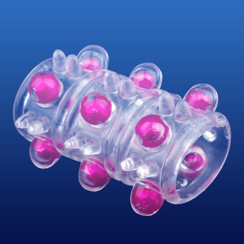 Dragon Ball Crystal Cock Ring - Wolf Tooth Design for Men