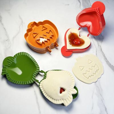 Fall Hand Pie Molds,Dough Press Pie Mould Tools,Pumpkins Halloween Pumpkins Baking Apples Pie Making Molds Kitchen Accessory