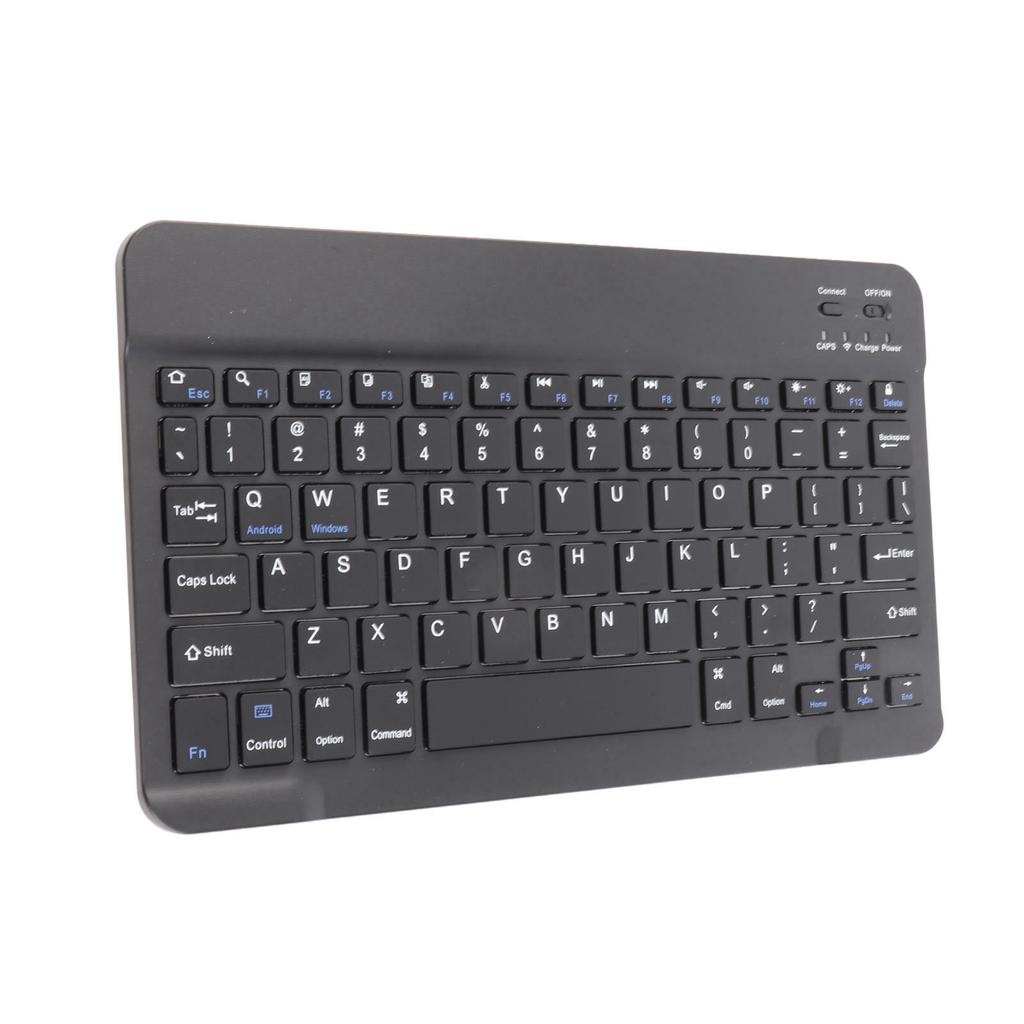 Wireless Keyboard 78 Key Slim Ergonomic Scissor Structure Rechargeable Portable Keyboard for Phone