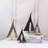 Smooth Sailing Copper Sailboat Ornament for Home Décor, Villas, Hotels, and More
