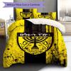 Beitar Jerusalem Pattern Bedding,Quilt Set Quilt Cover Pillowcase Home Birthday Gift(1 * Duvet Cover + 2 * Pillowcase, Without Core)
