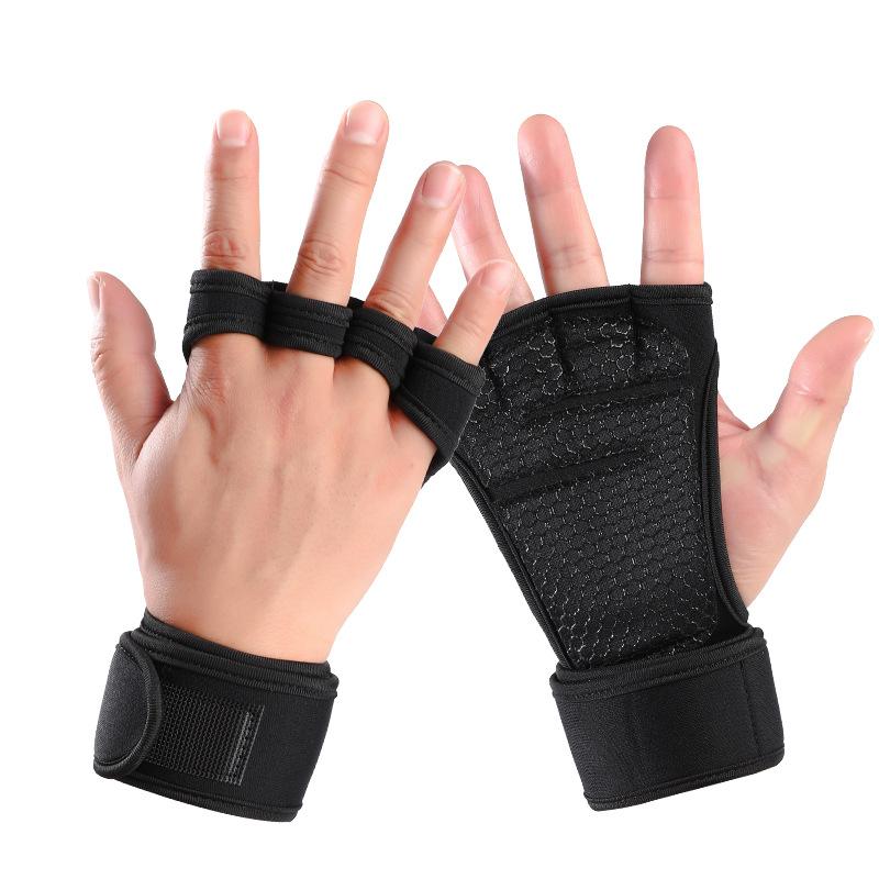 Body Building Weightlifting Gym Hand Wrist Palm Protector Gloves Training Sport Gloves for Men Women Workout Gloves