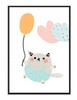 Obraz Plakat W Ramie A4 Cm Kot Pd219