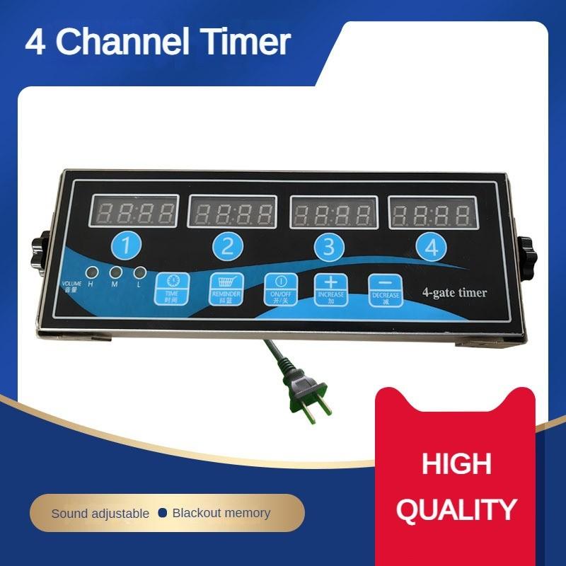 Timer Standard Intelligente per Cottura Commerciale in Acciaio Inossidabile, Dispositivo di Promemoria Conto alla Rovescia, Strumento per la Cottura di Hamburger e Pollo Fritto