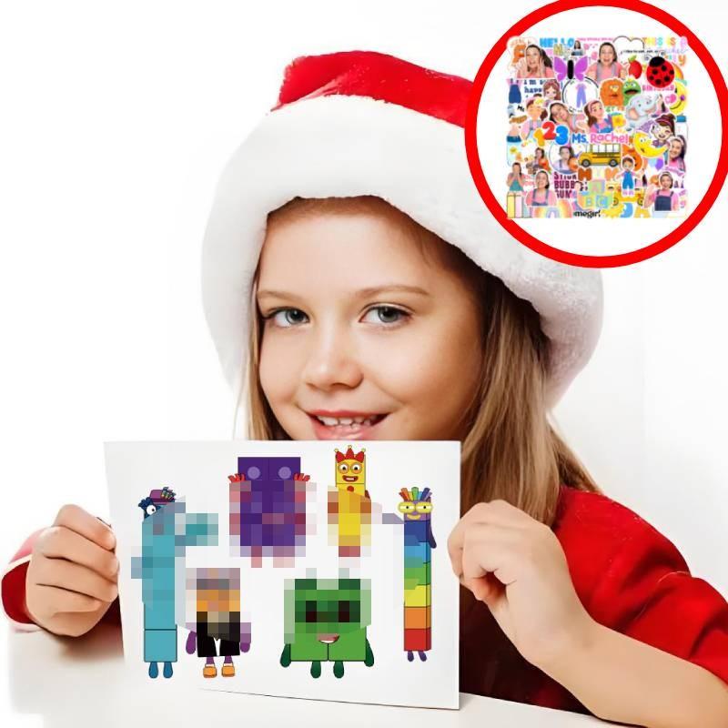 Ms Rachel Educational Stickers For Kids Featuring Unique Shapes Ideal For Learning And Fun