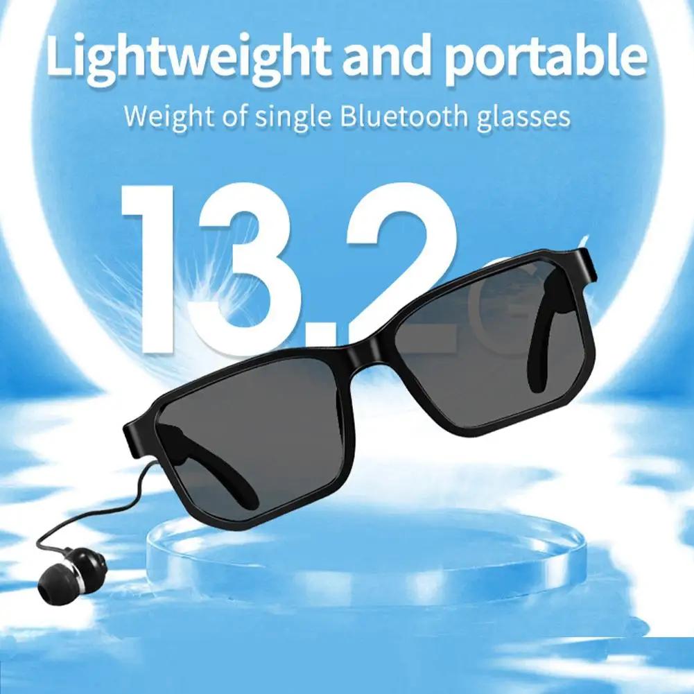 Smart Glasses Headset Wireless 5.1 Bluetooth Sunglasses Outdoor Sport Earphone Calling Music Anti-Blue Eyeglasses Headphones