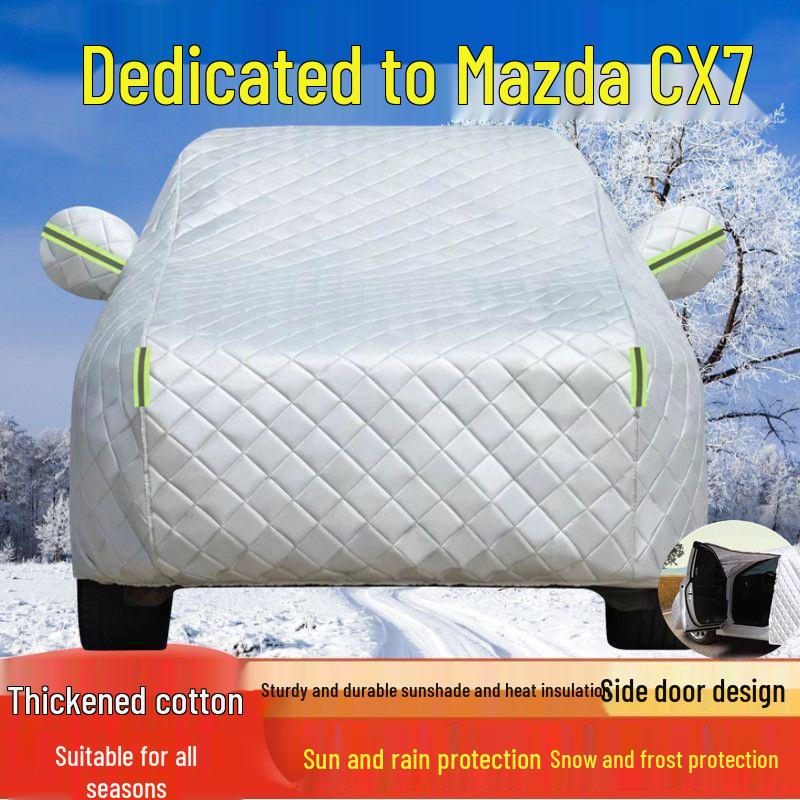 Mazda CX7 Universal Car Cover: Sun & Rain Protection, Dustproof, Heat Insulating, Thick Sunshade.