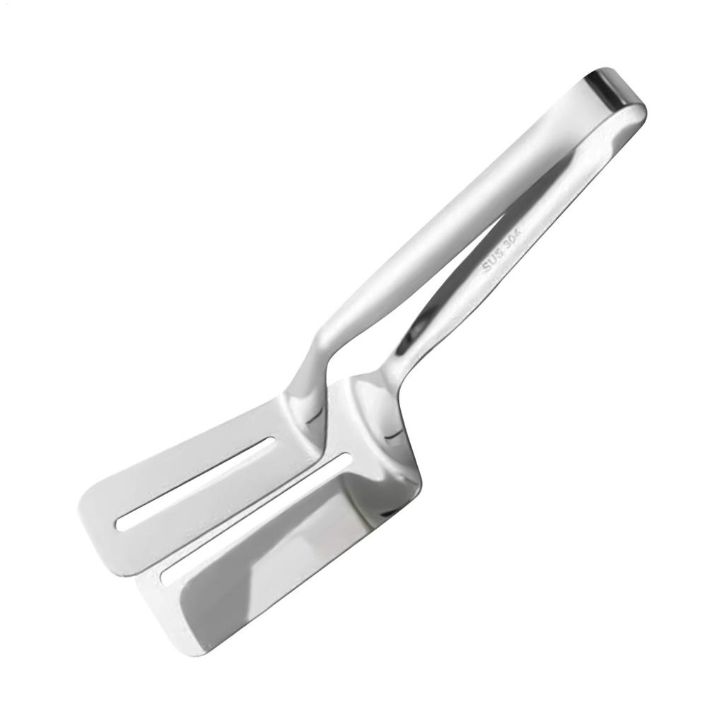 Stainless Steel Steak Clamps Kitchen Barbecue Food Flipping Spatula Tongs Clip Burgers BBQ Pizza Pies Fish Kitchen Bread Tongs