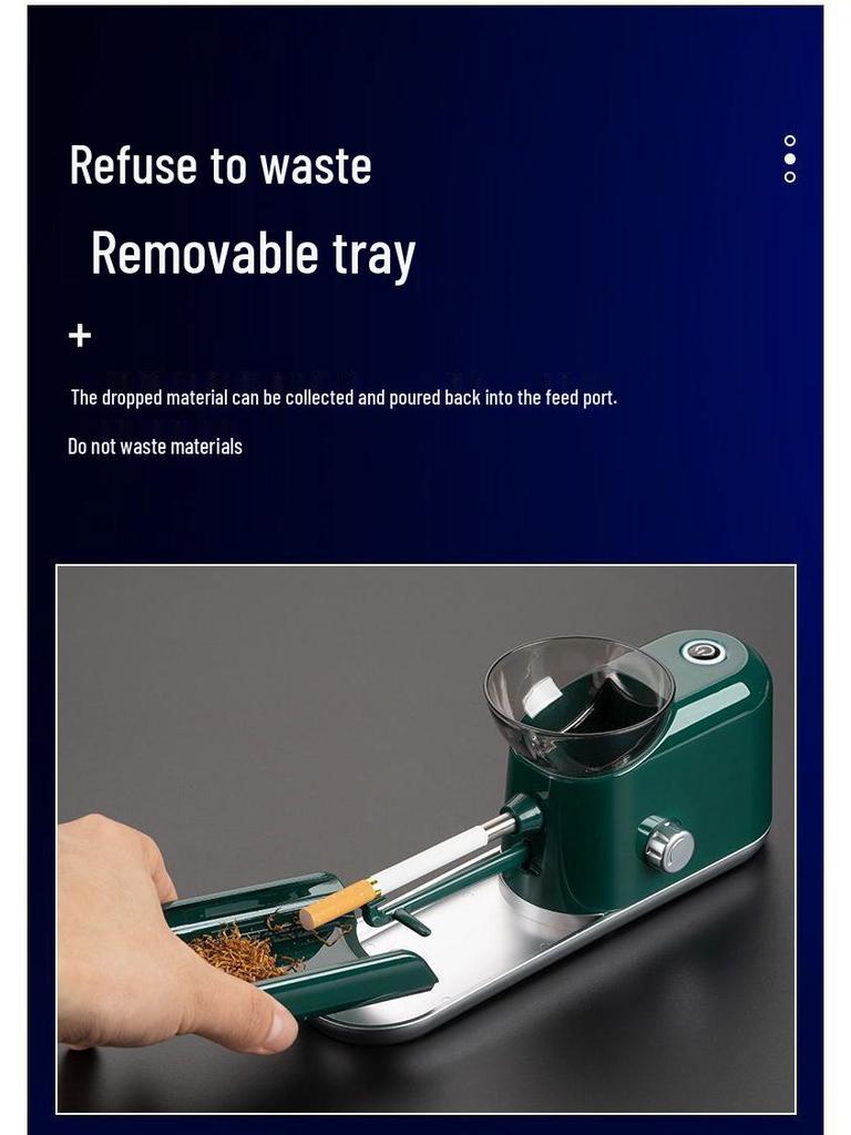 Electric Cigarette Roller: 8.0mm Tube, Automatic Filter Tip Paper Roller