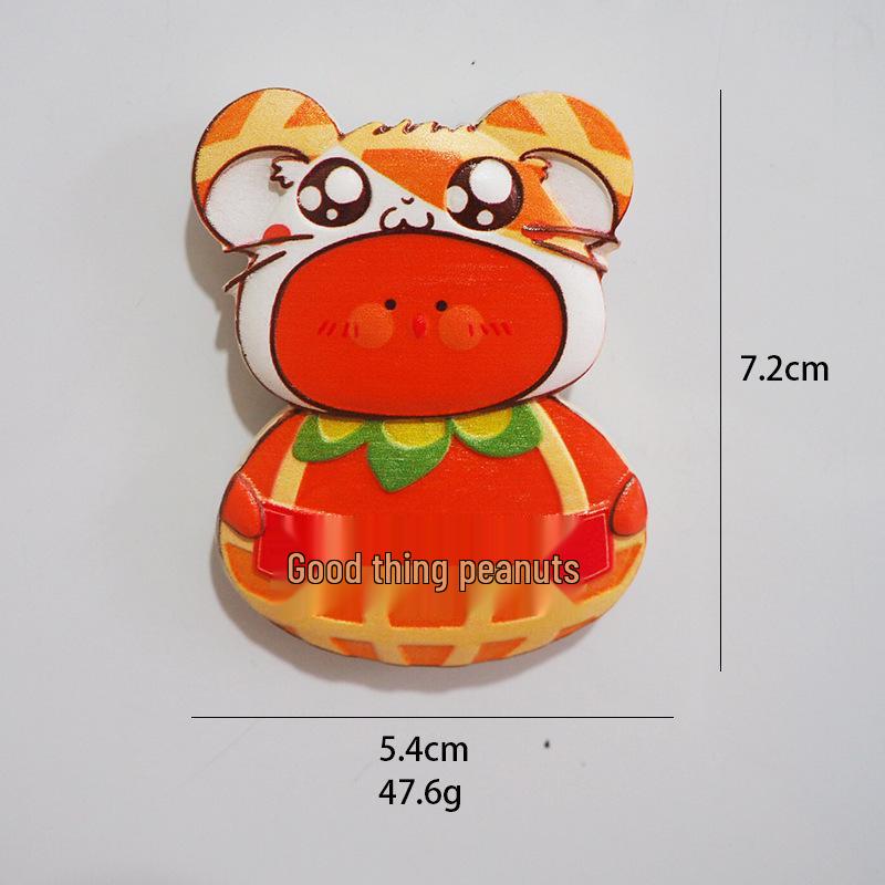 Chinesischer Cartoon Löwentanz Harz Kühlschrankmagnet - Neujahrsdekoration