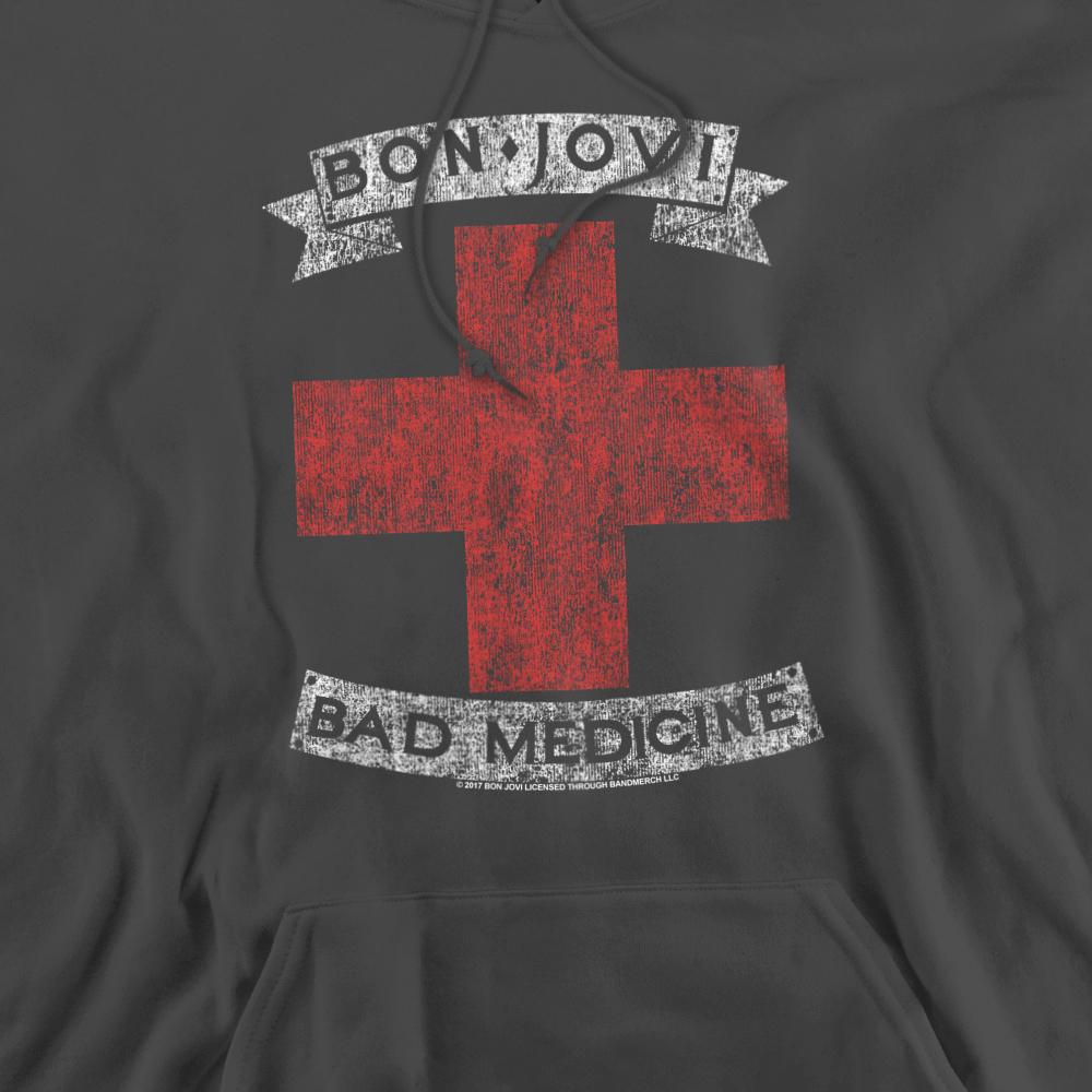 Bon Jovi Unisex Adult Bad Medicine Hoodie