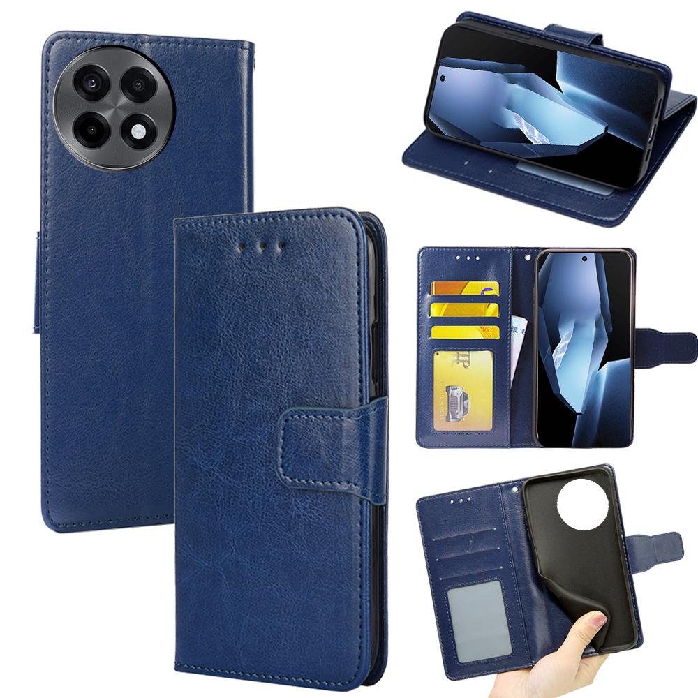For OnePlus Ace 5 Pro 5G/Ace 5 5G Case Wallet PU Leather+TPU Folding Stand Phone Cover