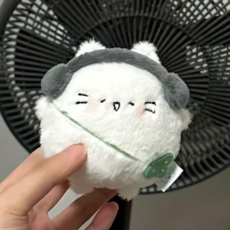 Cute Cartoon Lucky Grass Cat Plush Doll Toy Kawaii Plush Doll Keychain Backpack Pendant Bag Decoration Accessories Gifts