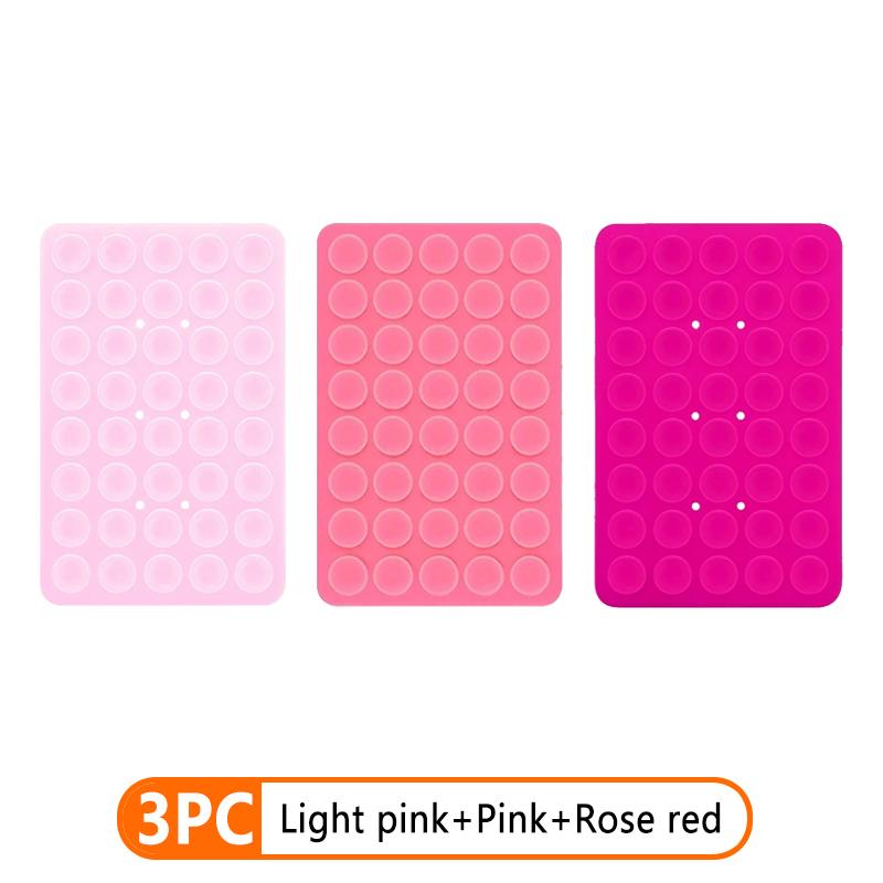 Double Sided Silicone Suction Cup Phone Case Detachable Adhesive Silicone Rubber Sucker Pad For Hands-Free Strong Grip Holder