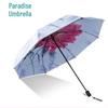 Heaven Umbrella 33560 Women's Chinese Style Three-Fold UV Protection Umbrella