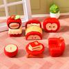 Miniature Dollhouse Furniture Accessories Mini Resin Fruit Theme Sofa Bed Table Bookshelf Statue for Fairy Garden Micro Landscape Home Decor