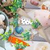 Easter Decor Carrots 4 Pieces Seasonal Desk Decoration Holiday Table Centerpieces For Bookcase Bookshelf Display Cabinet