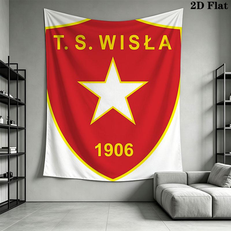Wisła poster Wall Hanging Printed Fabric Blanket Decorative Tapestries for Bedroom Living Room Home Decor