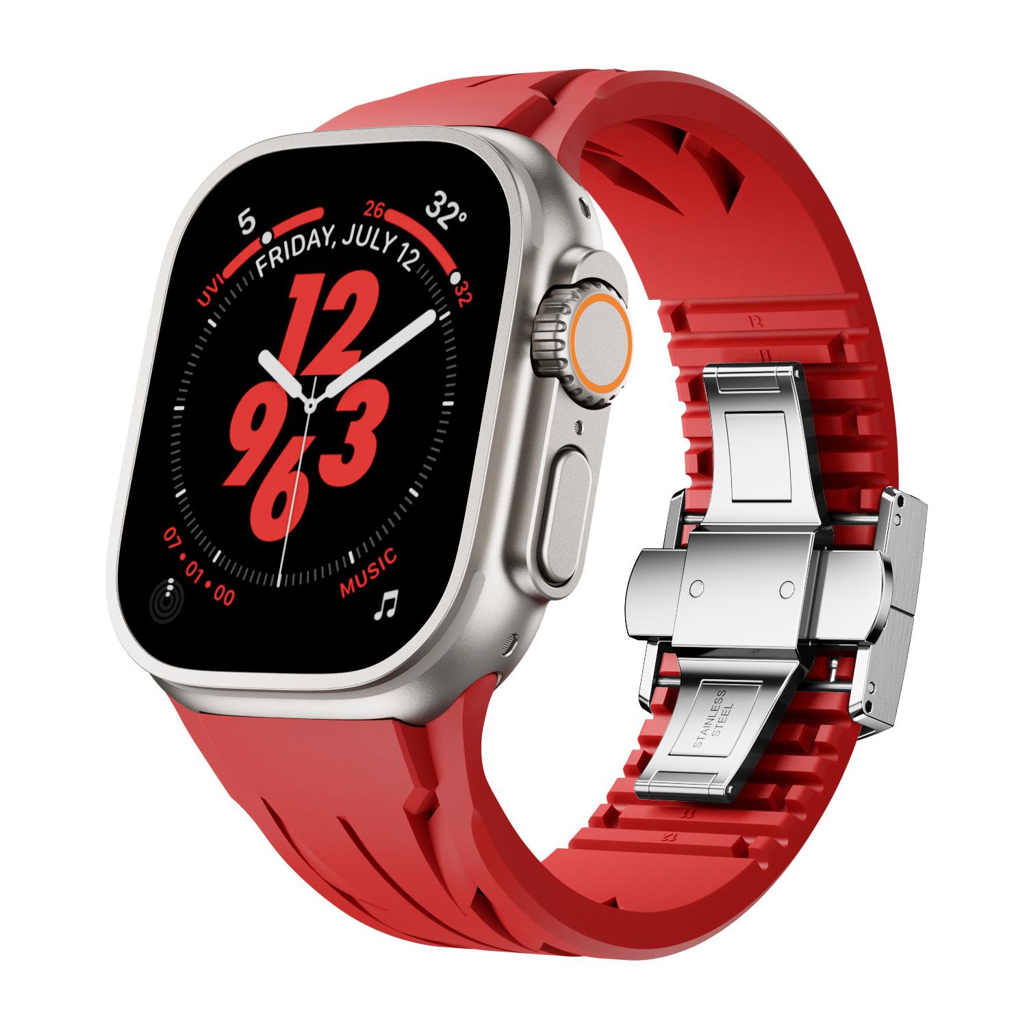 Ultra-Breathable Silicone Strap for Apple Sport