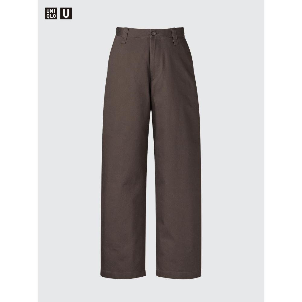 Uniqlo Wide Fit Chino Pants  Leg Length 72.5 74.5 Cm 