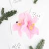 Haarspange, Urlaub am Meer, Orchidee, elegante und charmante Blumenspange, vielseitiges DIY-Accessoire für Mädchen