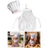 Newborn Cooking Costume White Chefs Hat And Apron For Baby Photoshoots Soft Infant Photography Props Holiday Gift