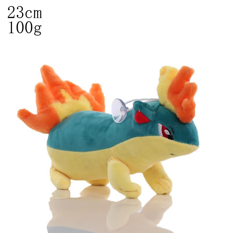 Pokemon Peluche Anime Pikachu Cyndaquil Chikorita Totodile Kawaii Plush Toy Quilava Stuffed Doll Xmas Halloween Gifts For Kids