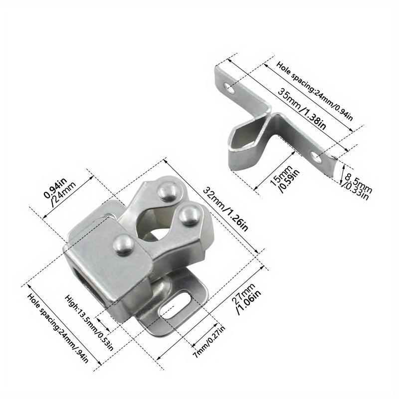 Podwójne zamki bębenkowe do drzwi ze śrubami Zamki do drzwi szafkowych Ograniczniki do szafek domowych Okucia meblowe