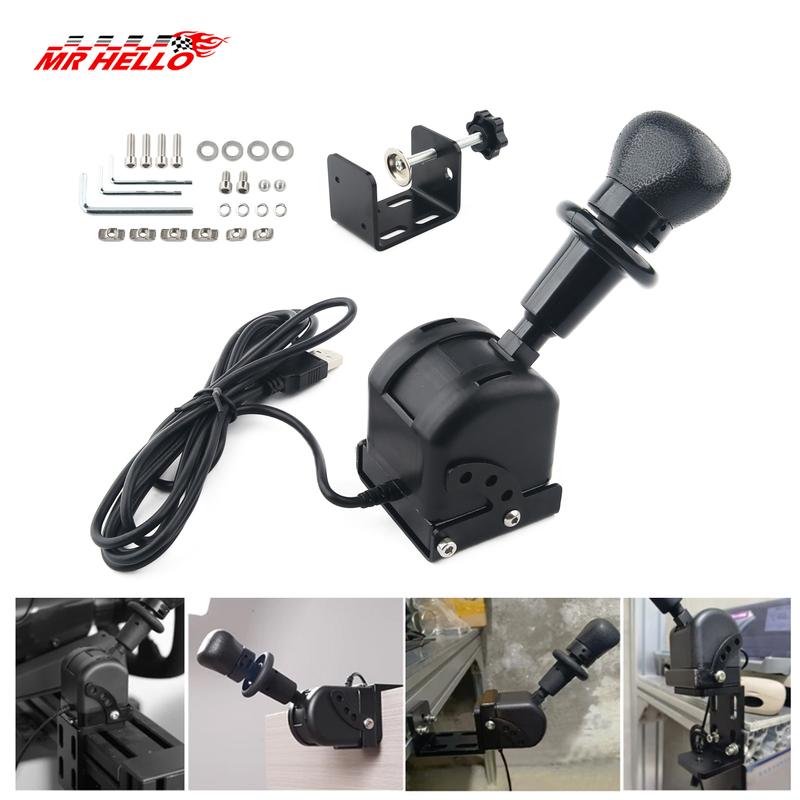 For Logitech G923 G27 G29 Thrustmaster T300 PC USB Handbrake For ETS2 European/American Truck Sim Racing Games Hand Brake