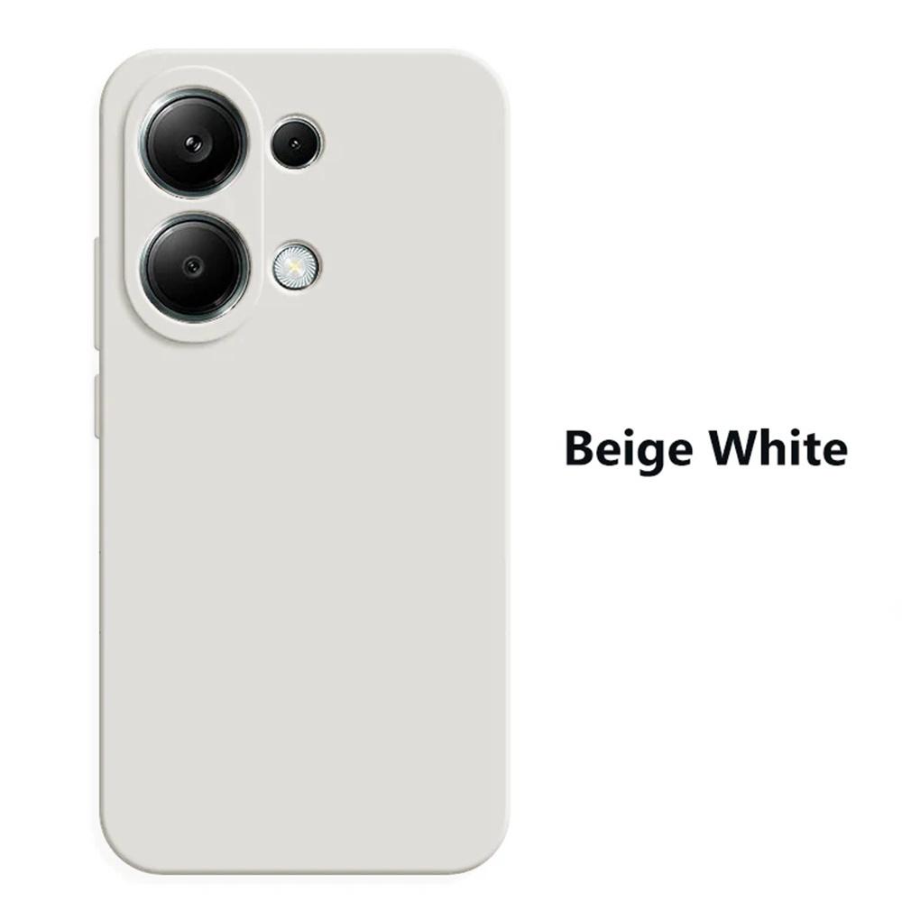 Matte Bumper Soft TPU Back Cover for Xiaomi Poco M6 Pro Liquid Silicone Case for Xiaomi POCO M6 Pro 4G Case Redmi Note13 Pro 4G