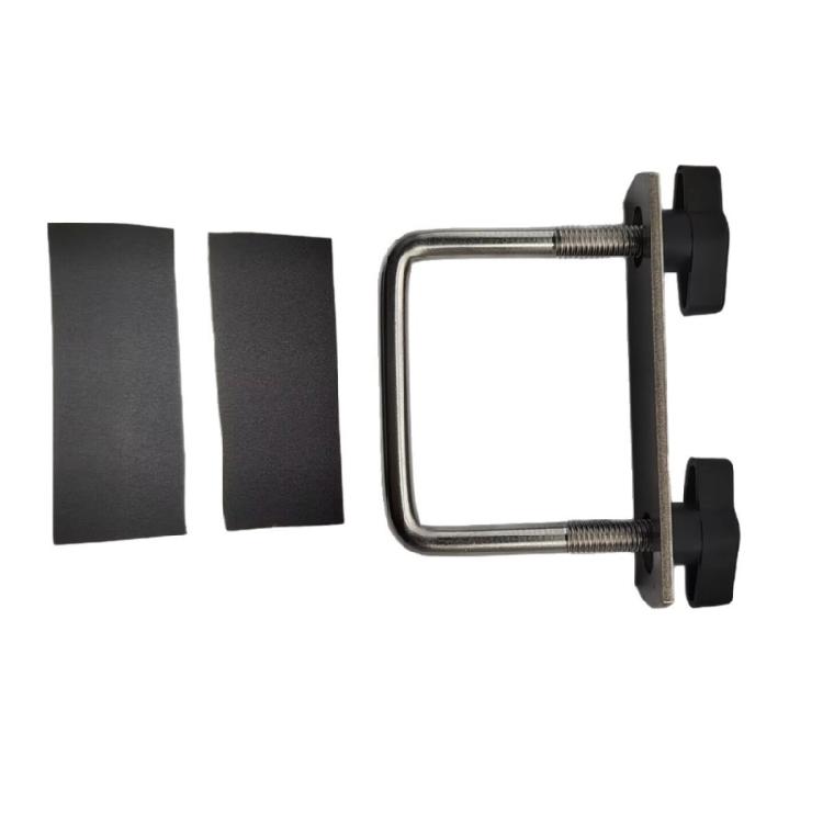 

Multipurpose Vehicle Roof Rack U Shaped Clamp Rack Durability Metal Construction for Load Stabilization Securing Luggage