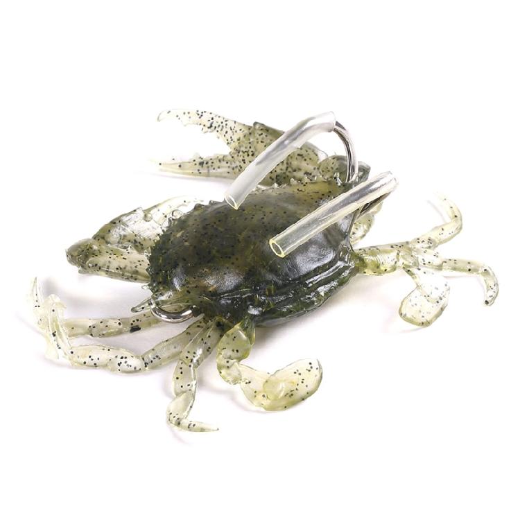 Simulation Crab Bait-with Sharp-Hook Artificial Soft Silicone-Lures Fishing-Lure