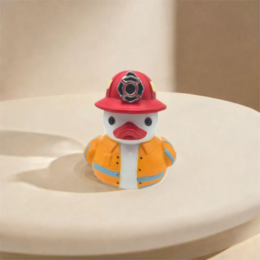 Cute Animal Sculpture Resin Miniatures Figurine Crafts Duck Statue Ornament  Cabinet