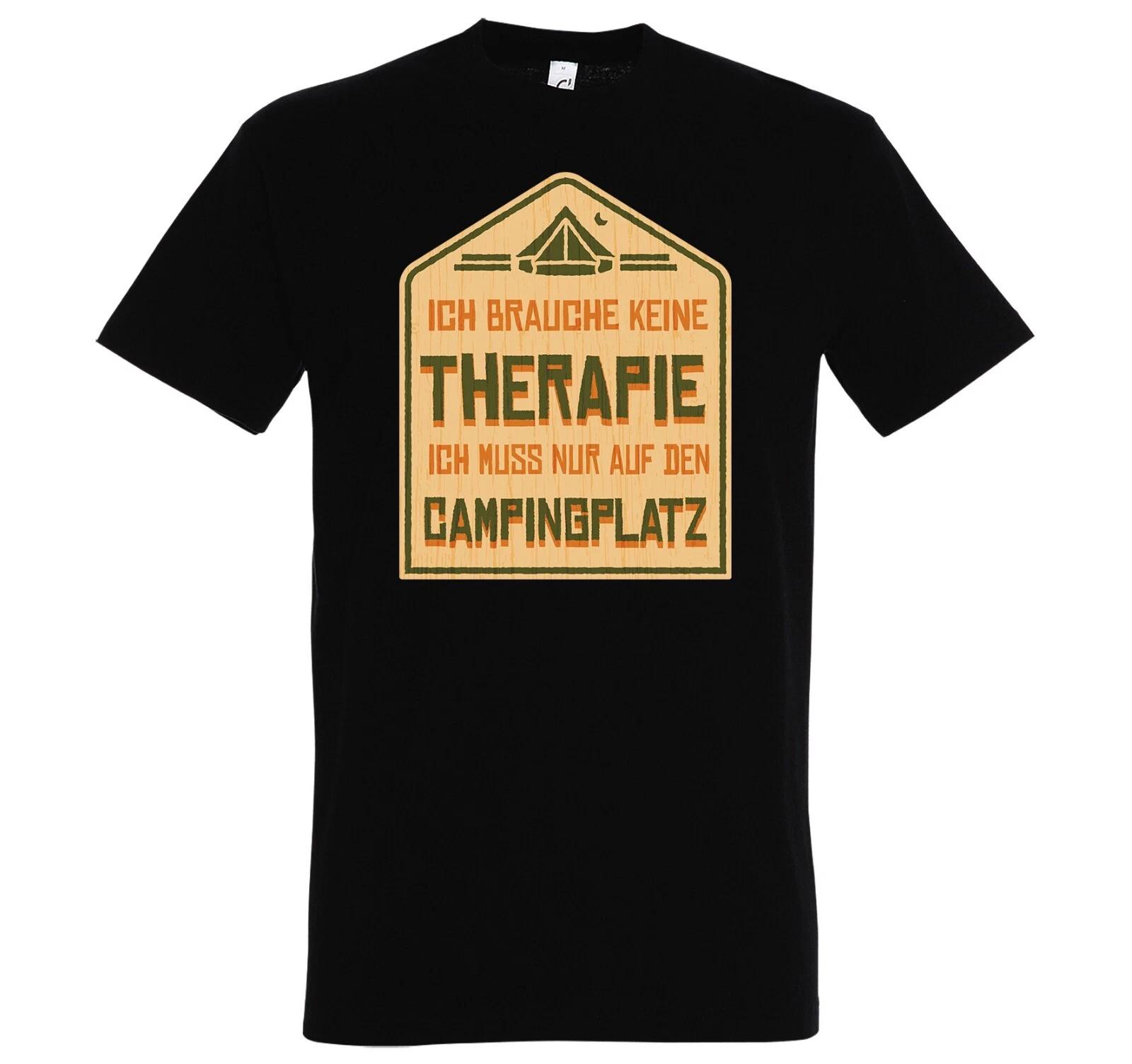 Youth Designz Therapy Camping Men s Printed T-Shirt Funny Adventure Hiking S