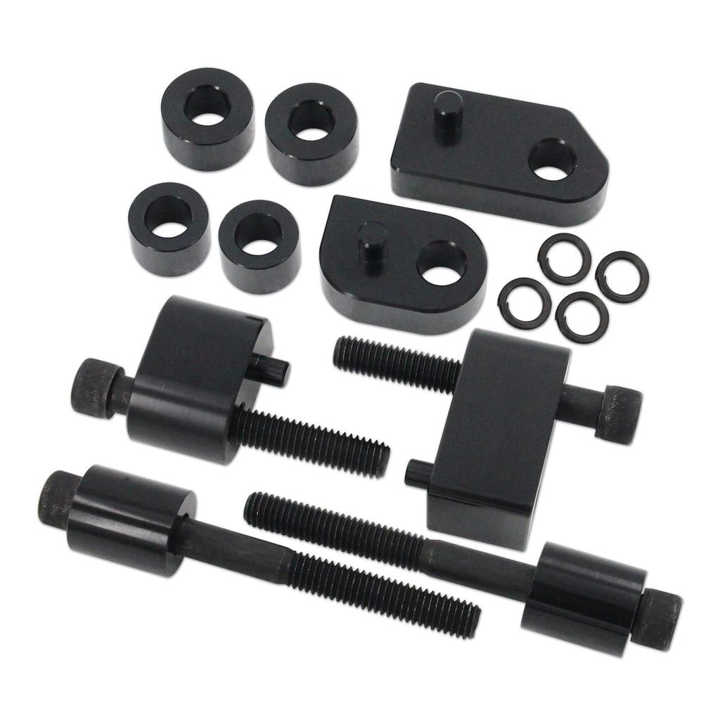 Aluminum Footpeg Spacer Floorboard Extension Kit Offering 1 To 1.5Inch Extension For Improved Leg Room On Motorcycle