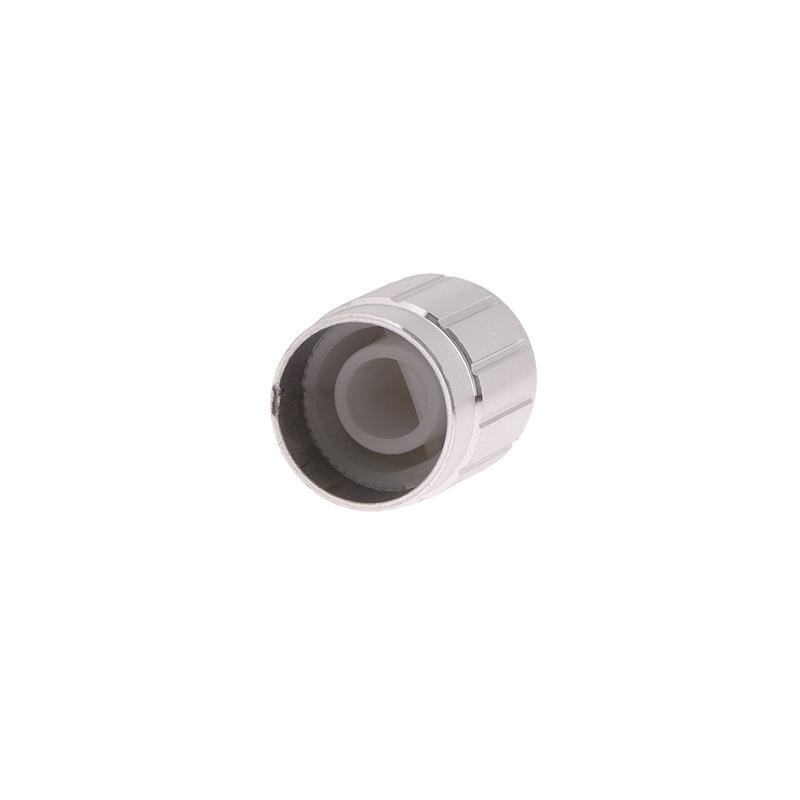 

1Pcs 15*16Mm Aluminum Alloy Knob Potentiometer Amplifier Volume Knob Cap Flower Shaped/ D-Shaped Inner Hole 6Mm silver D-Shaped